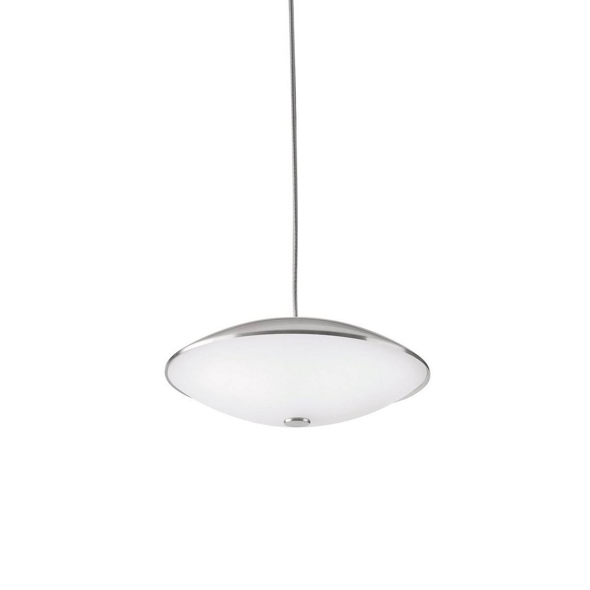 Philips LED Pendelleuchte 6-flg. Silber Dimmbar Glas 77,6 cm 15W