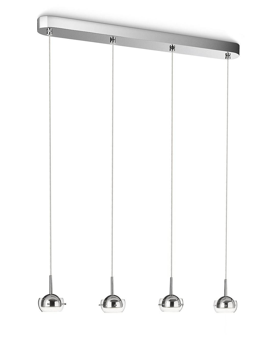 Philips myLiving Pendelleuchte Cypress Chrom LED Hängeleuchte 53225-11-16