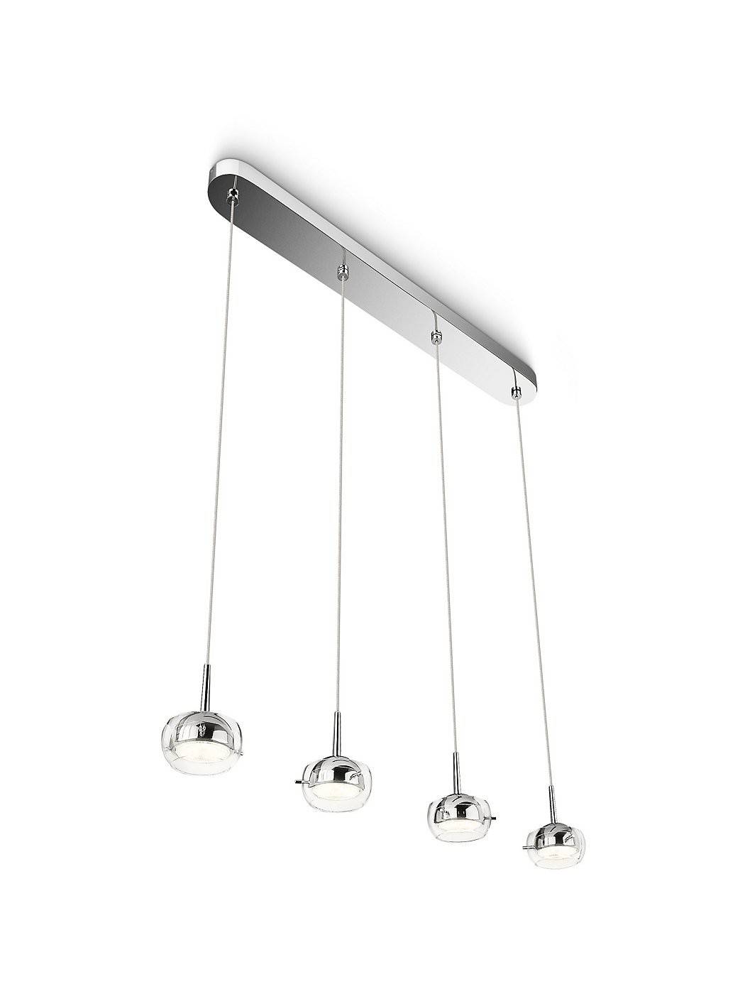 Philips myLiving Pendelleuchte Cypress Chrom LED Hängeleuchte 53225-11-16