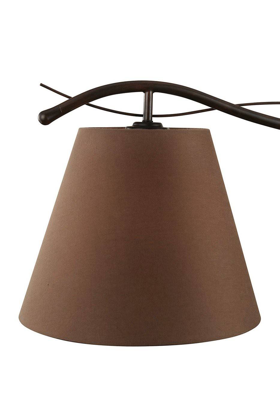 Philips myLiving Pendelleuchte Elmore Rustikal Braun Deckenlampe Tisch 2x E14