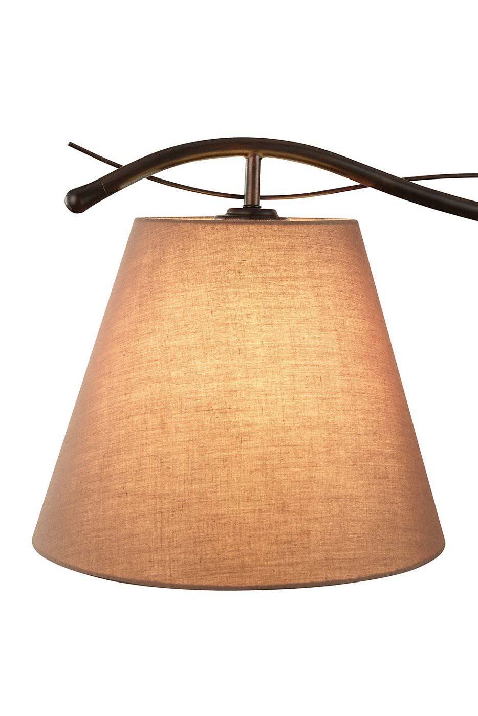 Philips myLiving Pendelleuchte Elmore Rustikal Braun Deckenlampe Tisch 2x E14