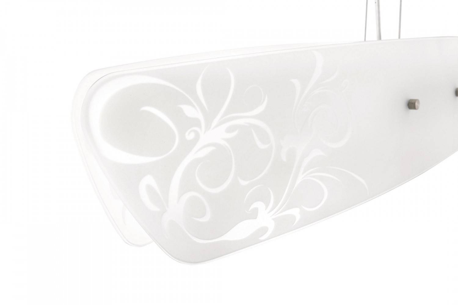 Philips myLiving Pendelleuchte Latu 2x E27 23W Glaspendel Energiespar Blumen