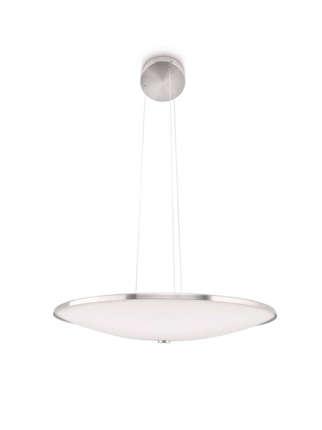 Philips LED Pendelleuchte Adour Dimmbar Silber 1100lm warmweiß EEK A 15W