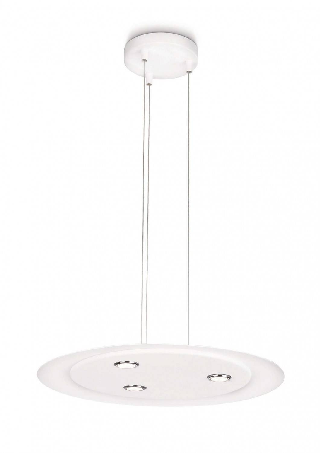 Philips LED Pendelleuchte Ledino Avance Weiss Scheibe 20.000h Warmweiss