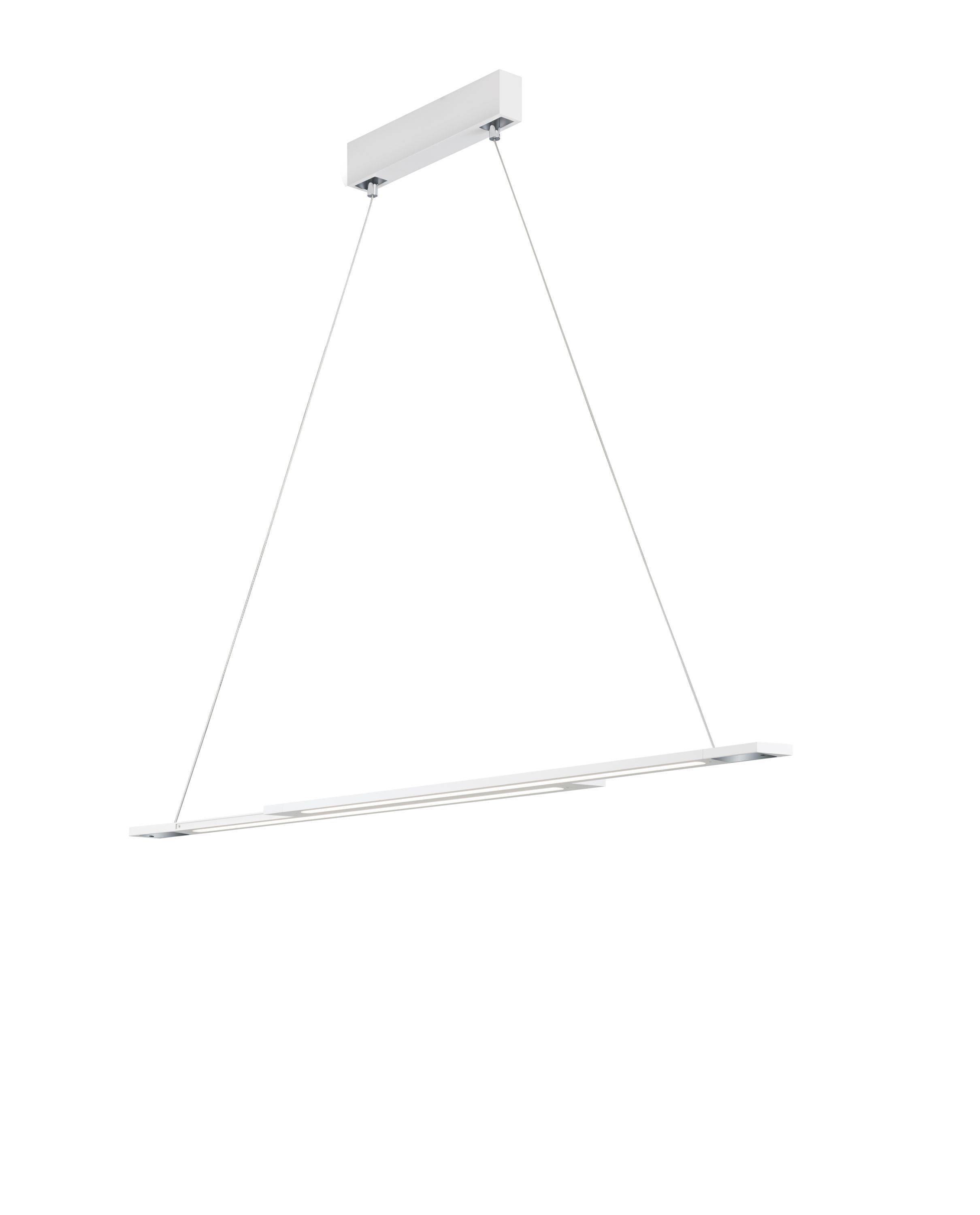 Deutsche LED Pendelleuchte Ausziehbar bis 150cm Sensordimmer 3500lm Weiß