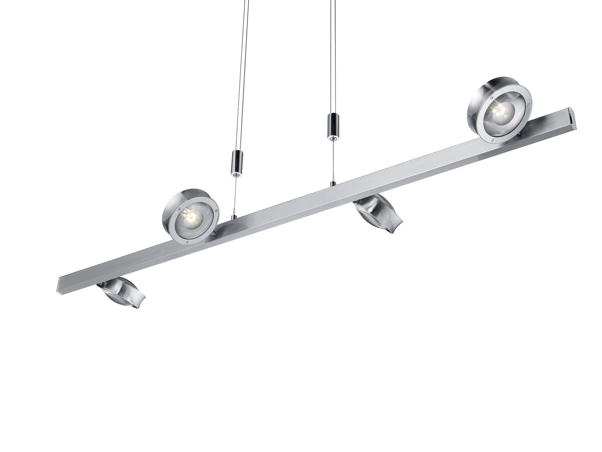 Deutsche LED Pendelleuchte Höhenverstellbar Nickel Dimmbar Fernbedienung ZigBee kompatibel RGB