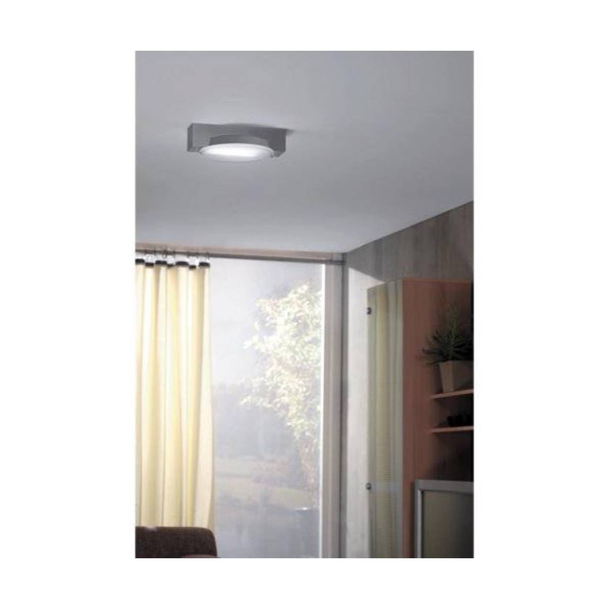 Deckenleuchte Deckenlampe 11W 2700K 2-flg. Metall Glas Ø27,5 cm