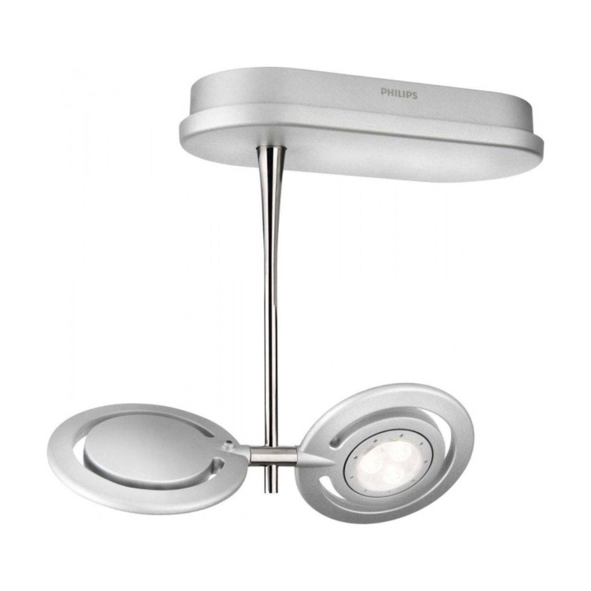 Philips Ledino Deckenspot Aluminium Silber 2 Flammig 2700K