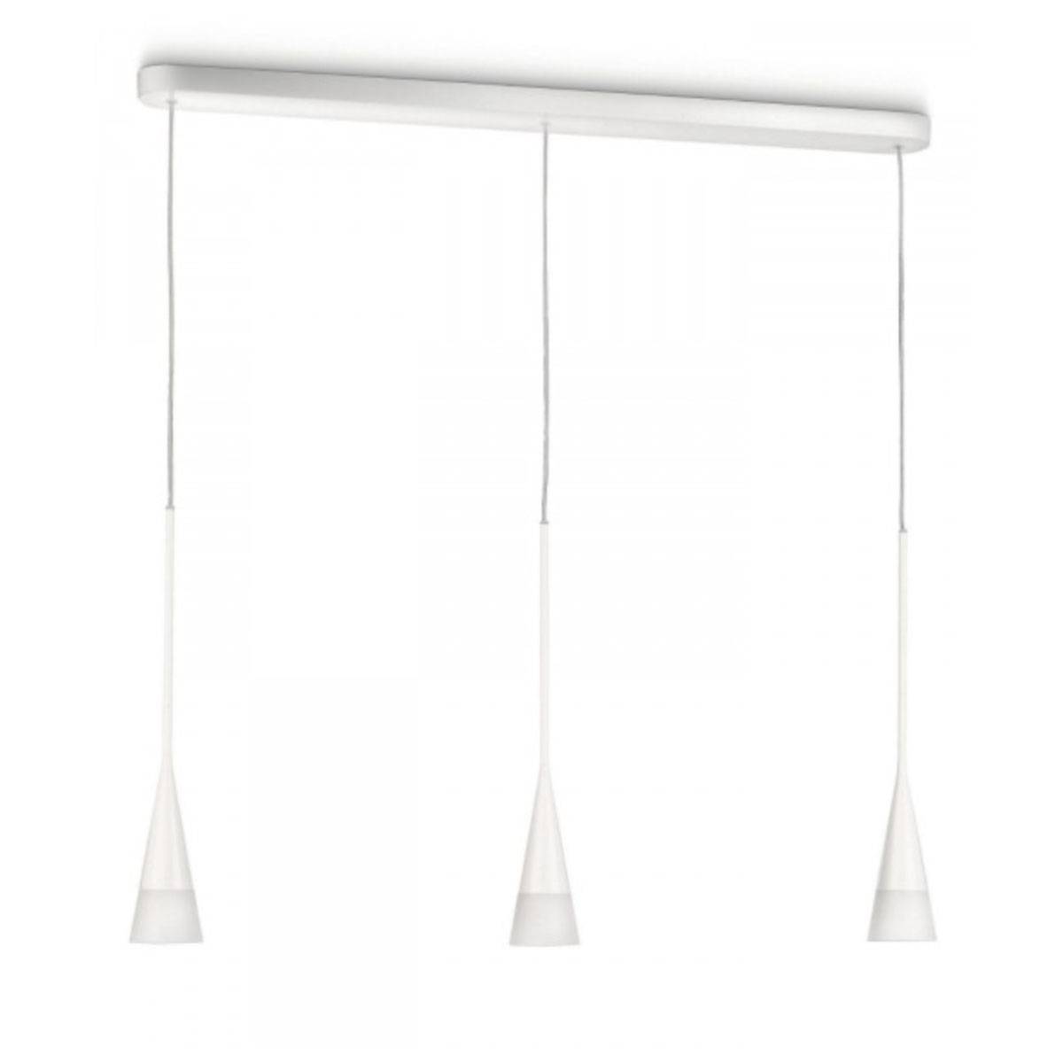 Philips Ecomoods Pendelleuchte Weiss 3 Flammig inkl. Leuchtmittel 98,7cm lang