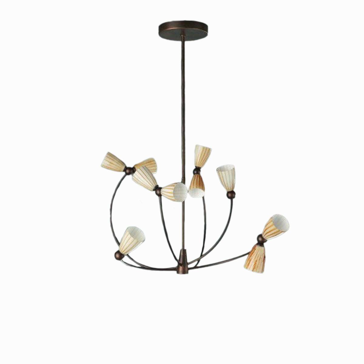 Philips Eseo Calice Hängeleuchte Pendelleuchte inkl. 10x G4 12V 20W, Patina