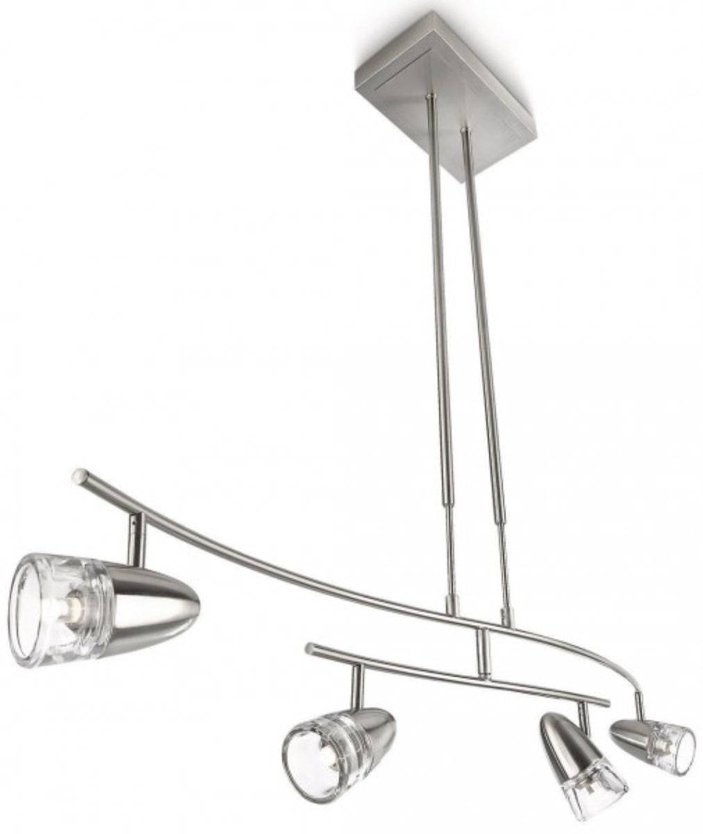 Philips Pendelleuchte Oregon 4x LED Warmweiß Dimmbar 200lm Verstellbar Esszimmer