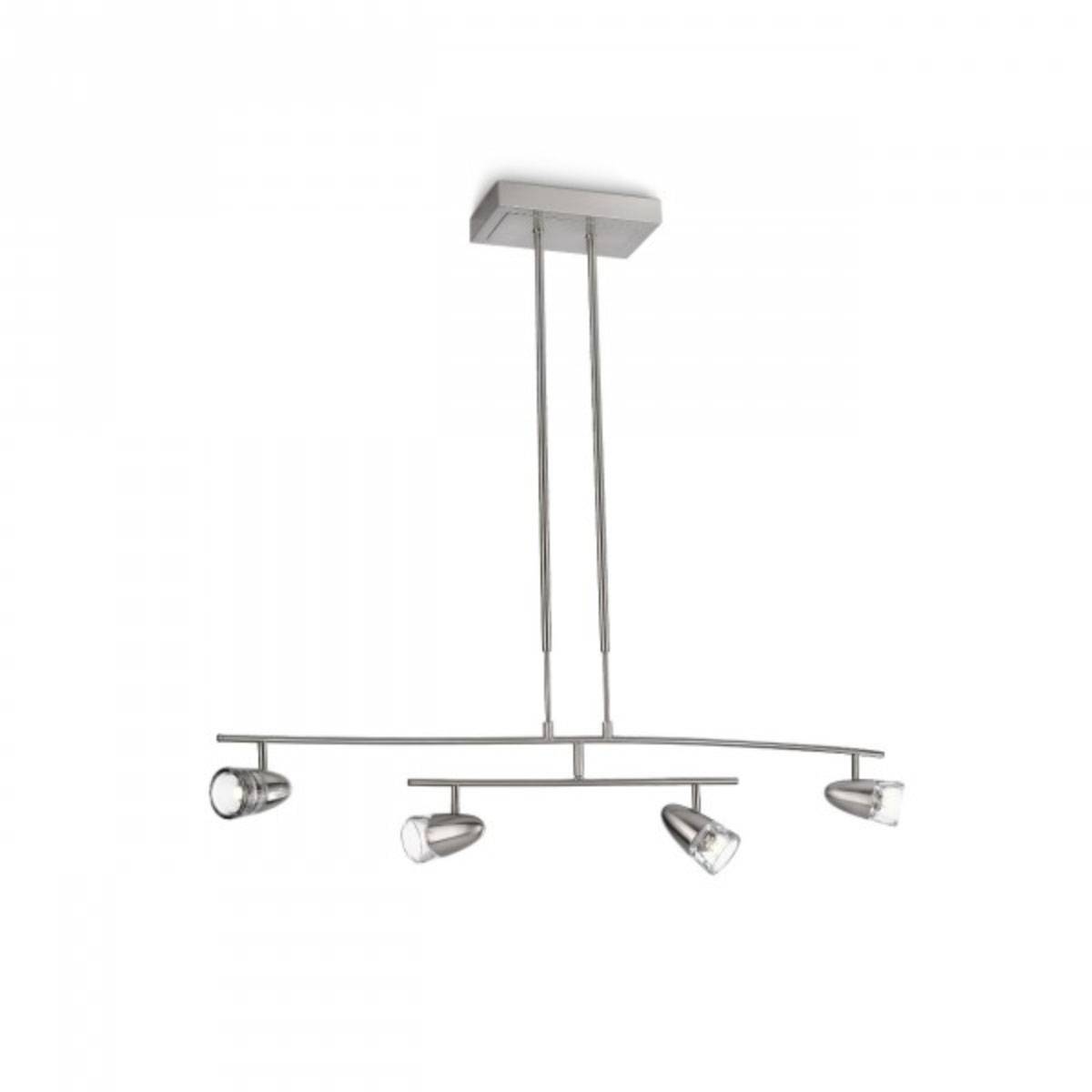 Philips Pendelleuchte Oregon 4x LED Warmweiß Dimmbar 200lm Verstellbar Esszimmer