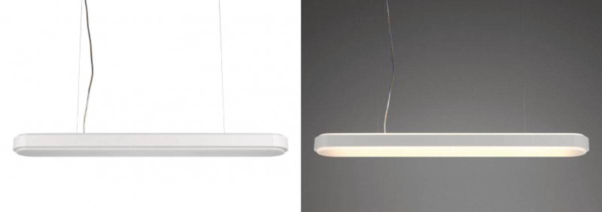 Philips Ecomoods Pendelleuchte Attract Dimmbar 2x G5 Energiespar Warmweiß Balken