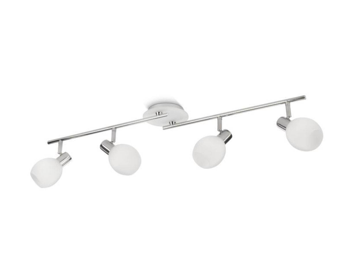 Philips Energiespar Spotleiste 4x E14 12W Spotbalken Deckenleuchte Verstellbar