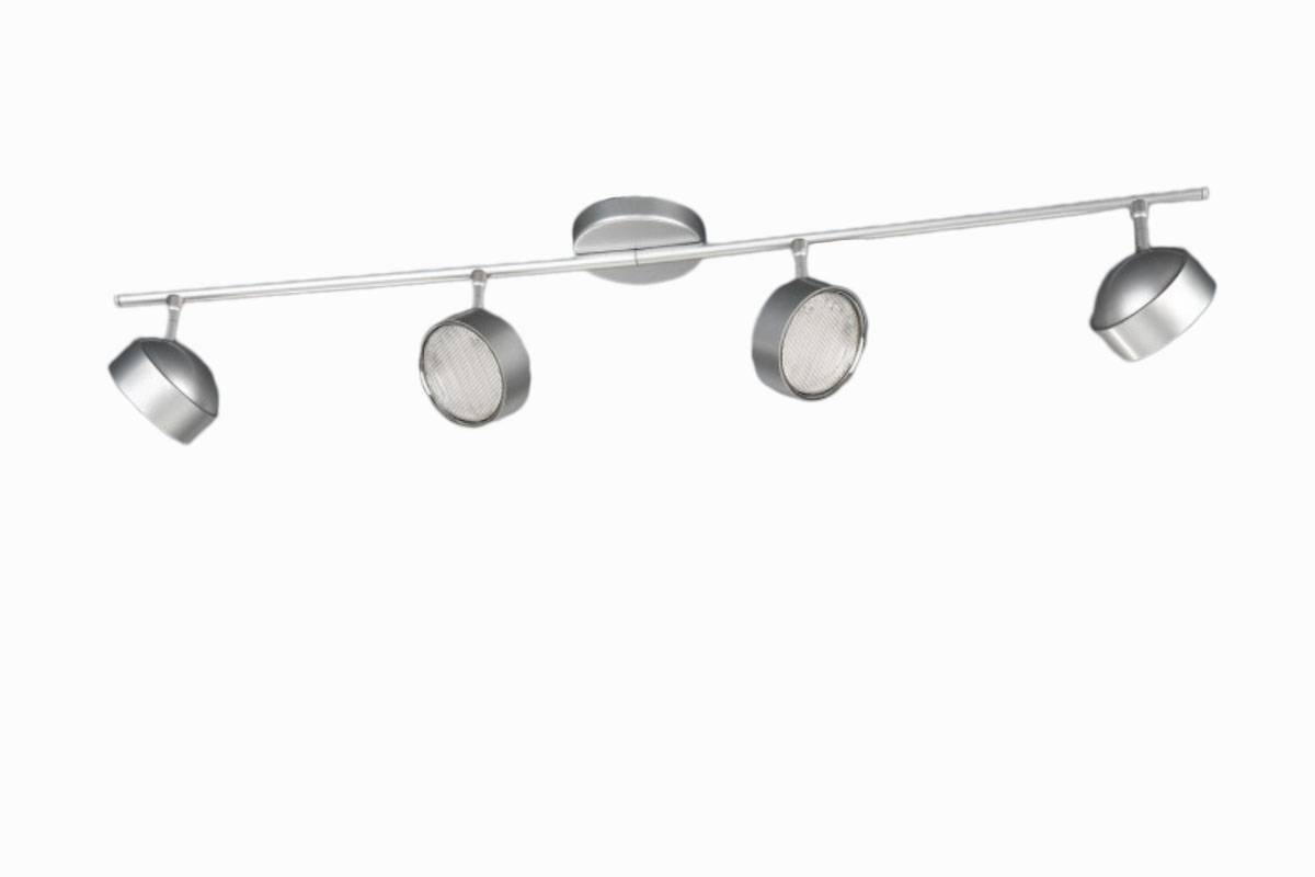 Massive Spotbalken Mitta Deckenleuchte 4x GX53 7W Strahler Aluminium gebürstet