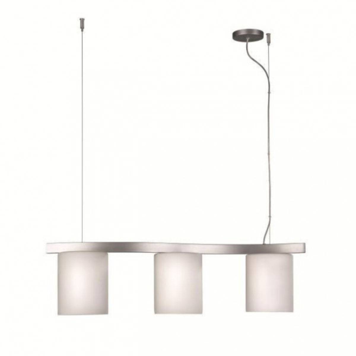 Massive Pendelleuchte LAYO Energiespar 3x E27 11W 91cm Küchentisch