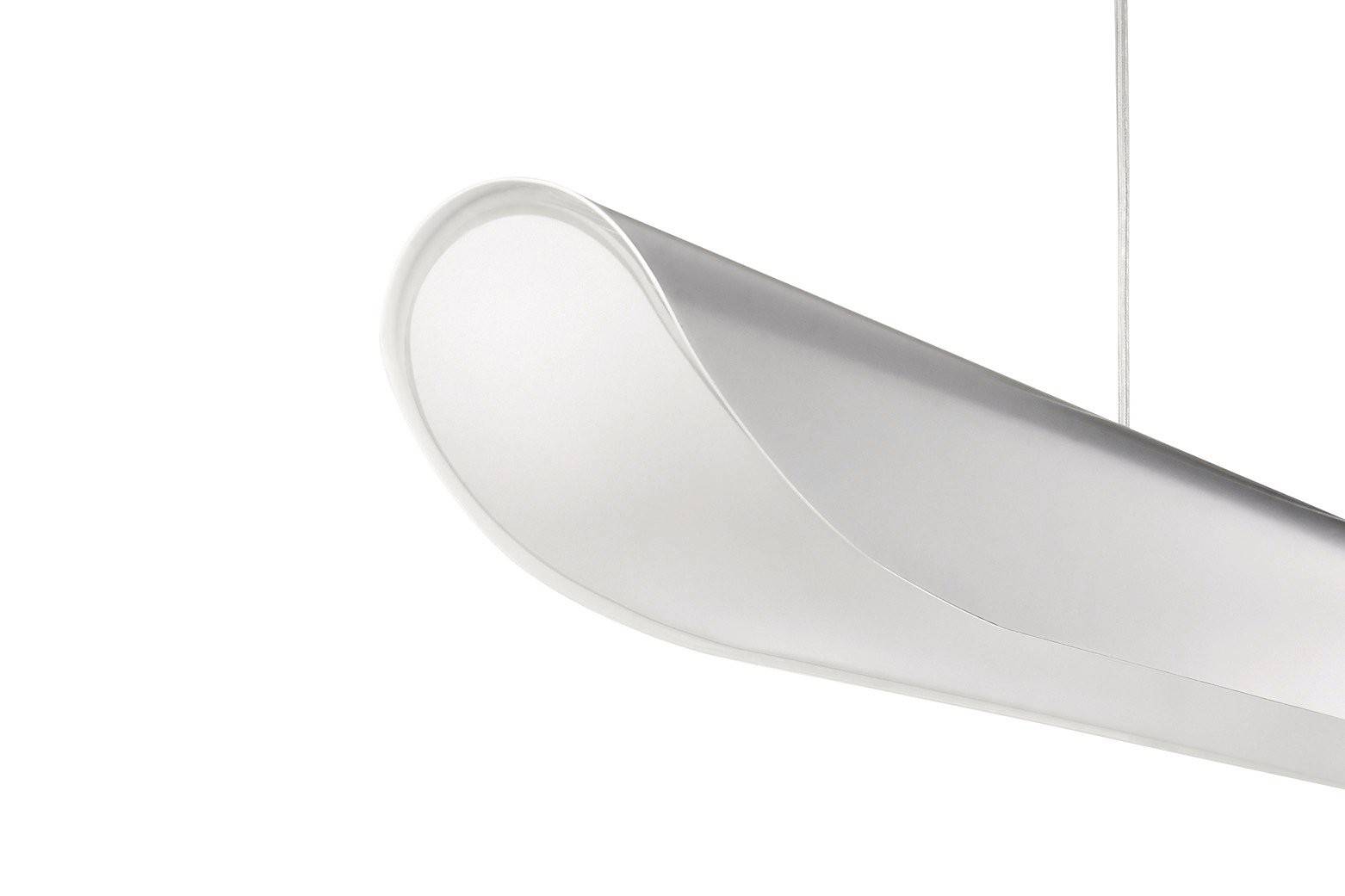 Philips Energiespar Pendelleuchte Aluminium Glas 2 Flammig 90cm Breit 2x E27 25W