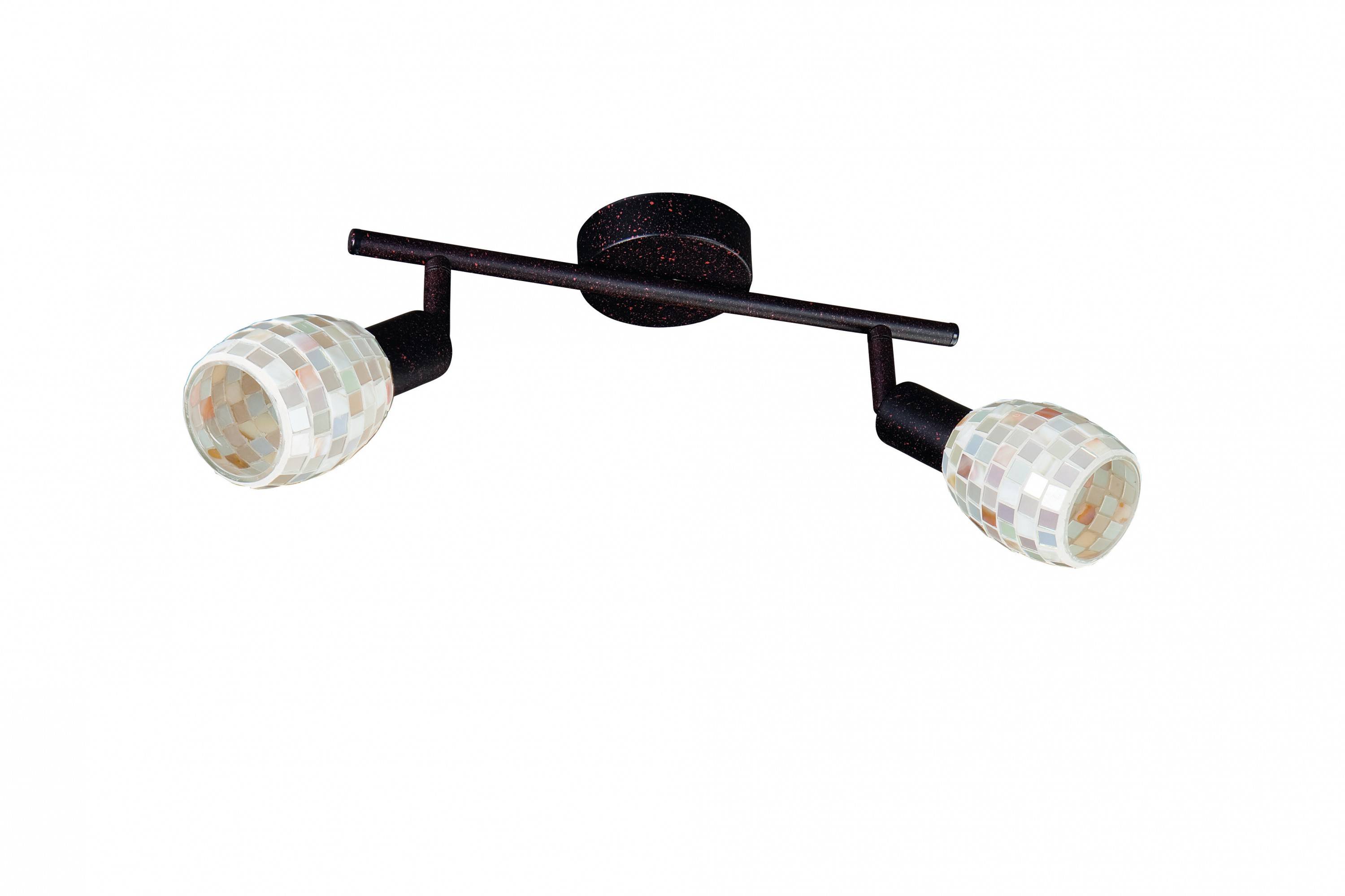 Deckenleuchte Rostbraun 2 Flammig 33cm