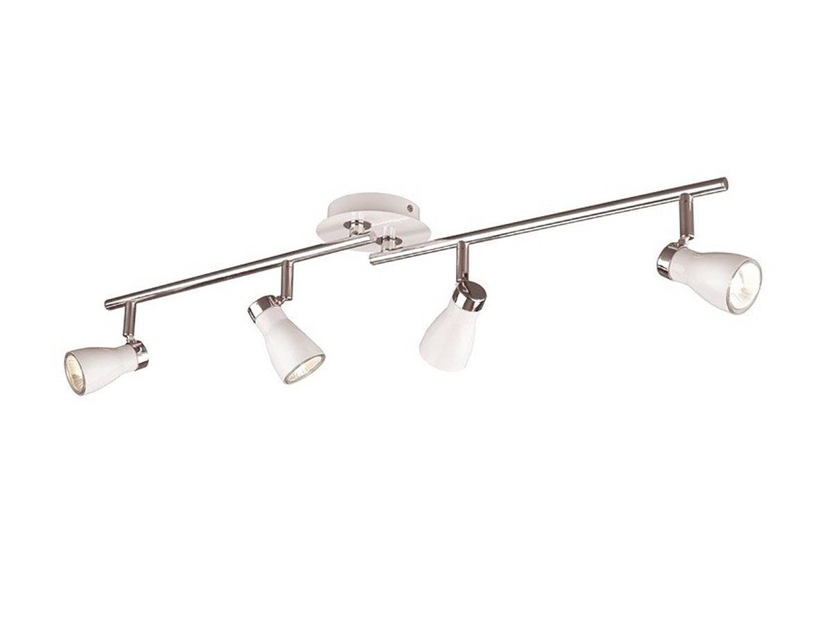 Deckenleuchte Liatris 4-flg.weiss Spotbalken Spotleiste Leuchte 55734-31-10