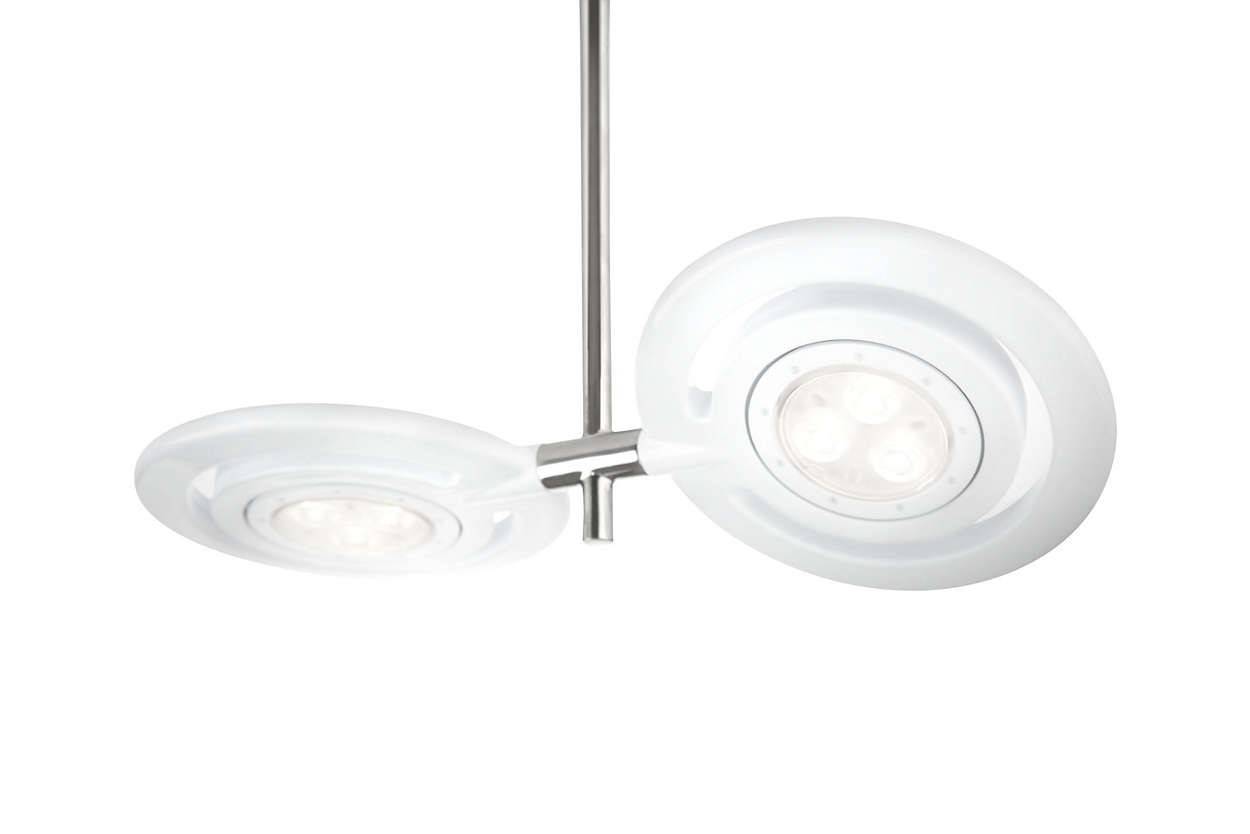 Philips Ledino Spot-Deckenleuchte 2x PowerLED 2700K Warmweiß Lange Lebensdauer