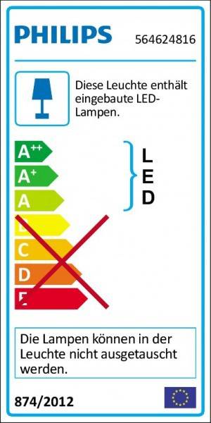 Philips Ledino LED Deckenleuchte 2 Flammig je 4W Schwenkbar 22cm
