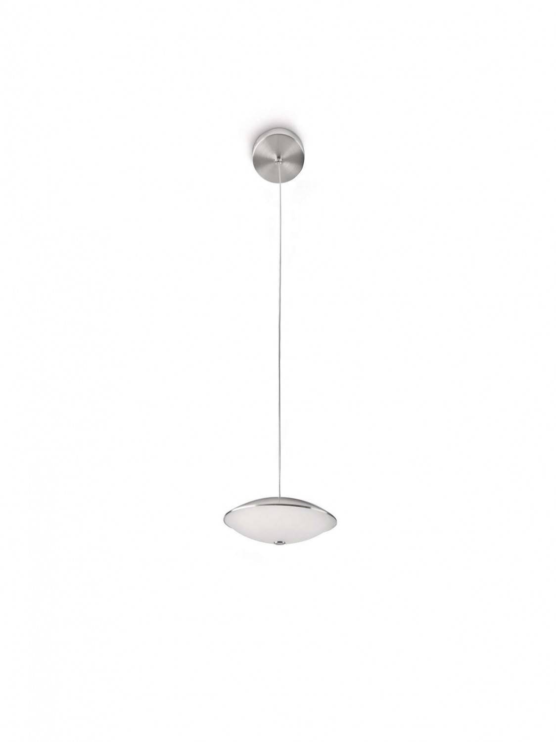 Philips LED Pendelleuchte Tarn Matt Chrom 5W 370lm warmweiß 150cm