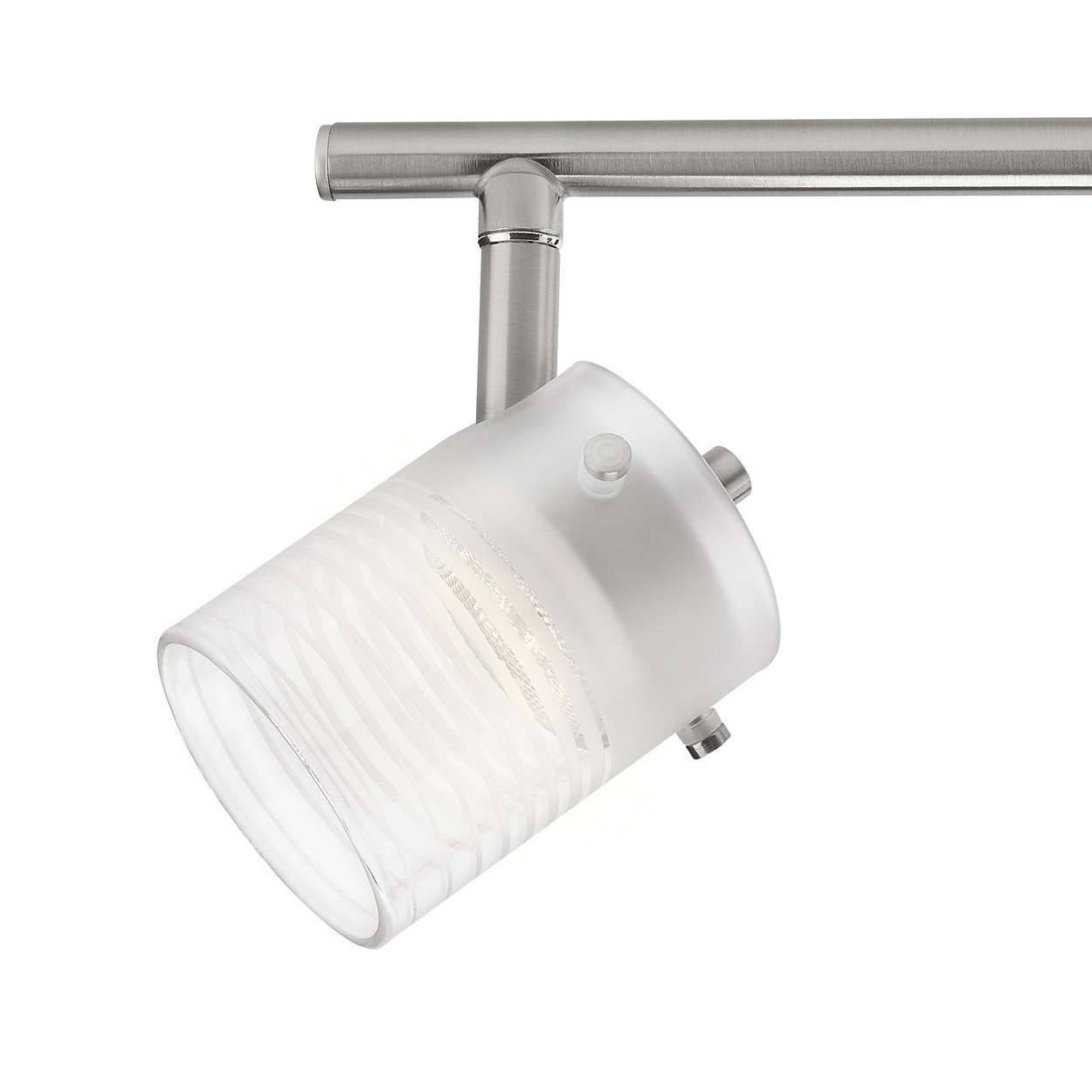 Philips LED Spotleiste Toile Deckenleuchte Spot Strahler Glas Modern