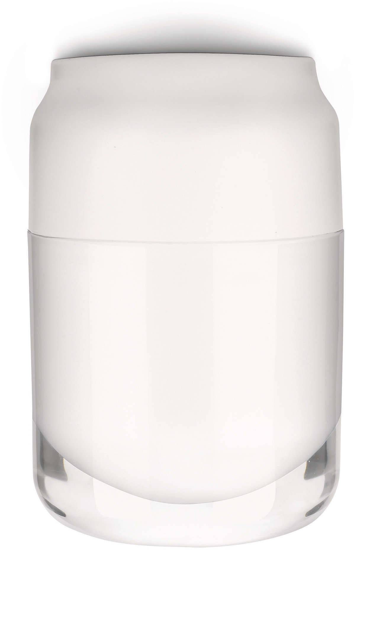 Philips Deckenleuchte Energiesparleuchte Weiß Metall Glas E27 15W/230V 900lm