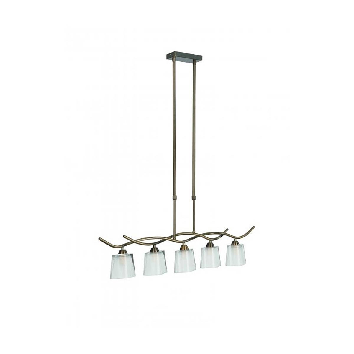 Philips Eseo Hänge-/Pendelleuchte 5xE14 max. je 40W Höheneinstellbar Rustikal