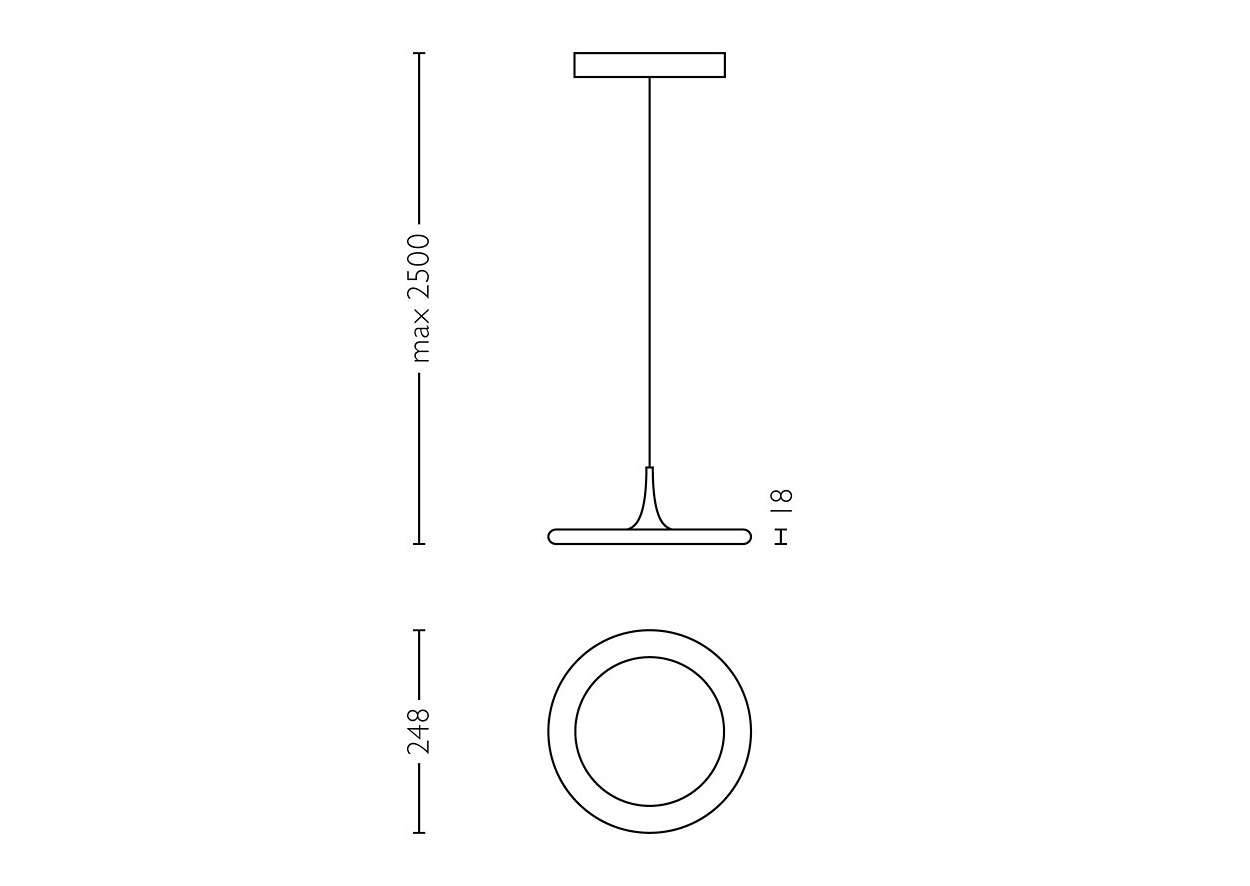Philips Lirio Pendelleuchte 7xLED je 2W/230V Weiß Dimmbar Warmweiß Ø25cm 680lm