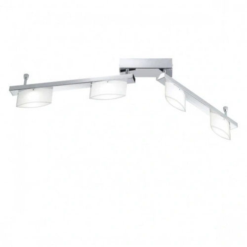 Wofi Avance LED Deckenleuchte 4x4,8W Chrom Metall Glas Dimmbar 15x6,5x103cm Wofi Avance LED Deckenleuchte 4x4,8W Chrom Metall Glas Dimmbar 15x6,5x103cm