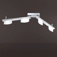 Wofi Avance LED Deckenleuchte 4x4,8W Chrom Metall Glas Dimmbar 15x6,5x103cm Wofi Avance LED Deckenleuchte 4x4,8W Chrom Metall Glas Dimmbar 15x6,5x103cm