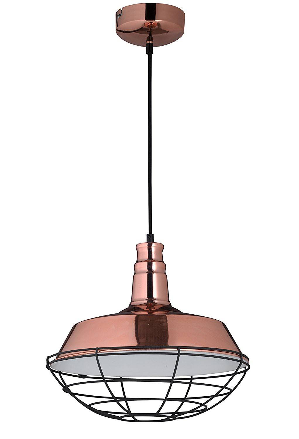 Hänge-/Pendelleuchte Copper Metall Kupferfarbig Industrieleuchte E27 Ø36,5cm