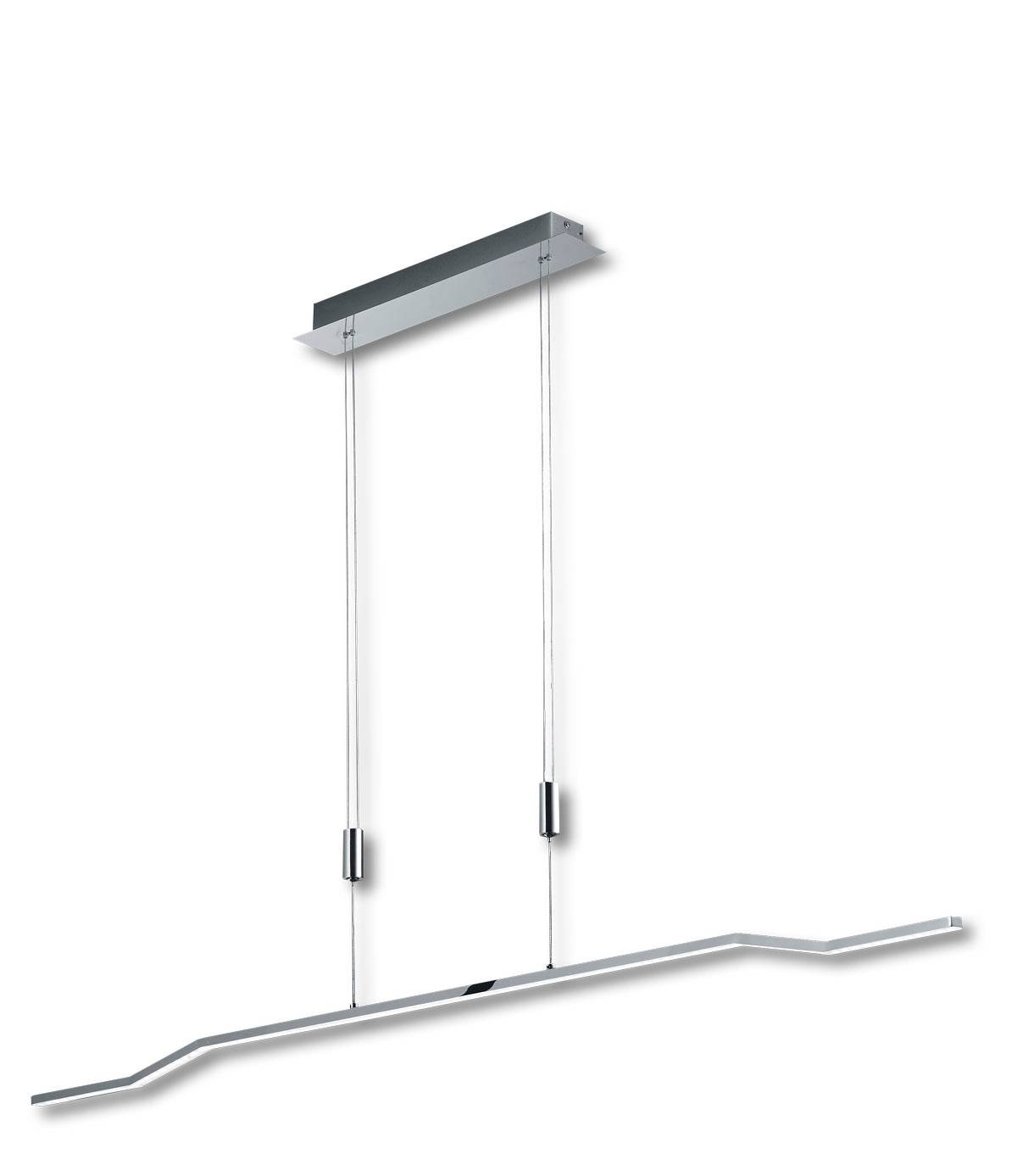 Deutsche LED Pendelleuchte Höhenverstellbar Chrom Dimmbar 3150 Lumen