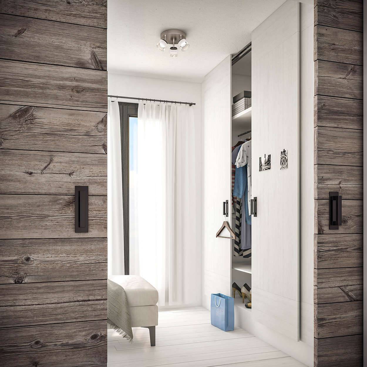 Philips LED Deckenleuchte 3x4W/230V Metall Glas Chrom 990lm 13,2cm Ø21cm