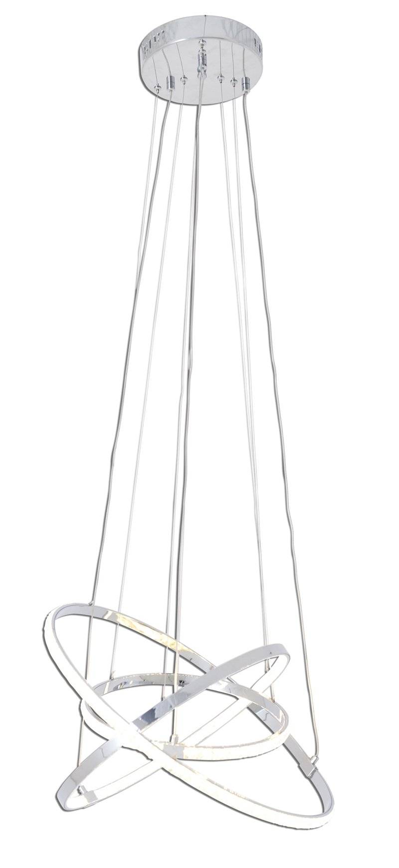 LED Hänge-/Pendelleuchte 45W/230V Dimmbar Fernbedienung Ø50cm 3600lm Höhe 120cm