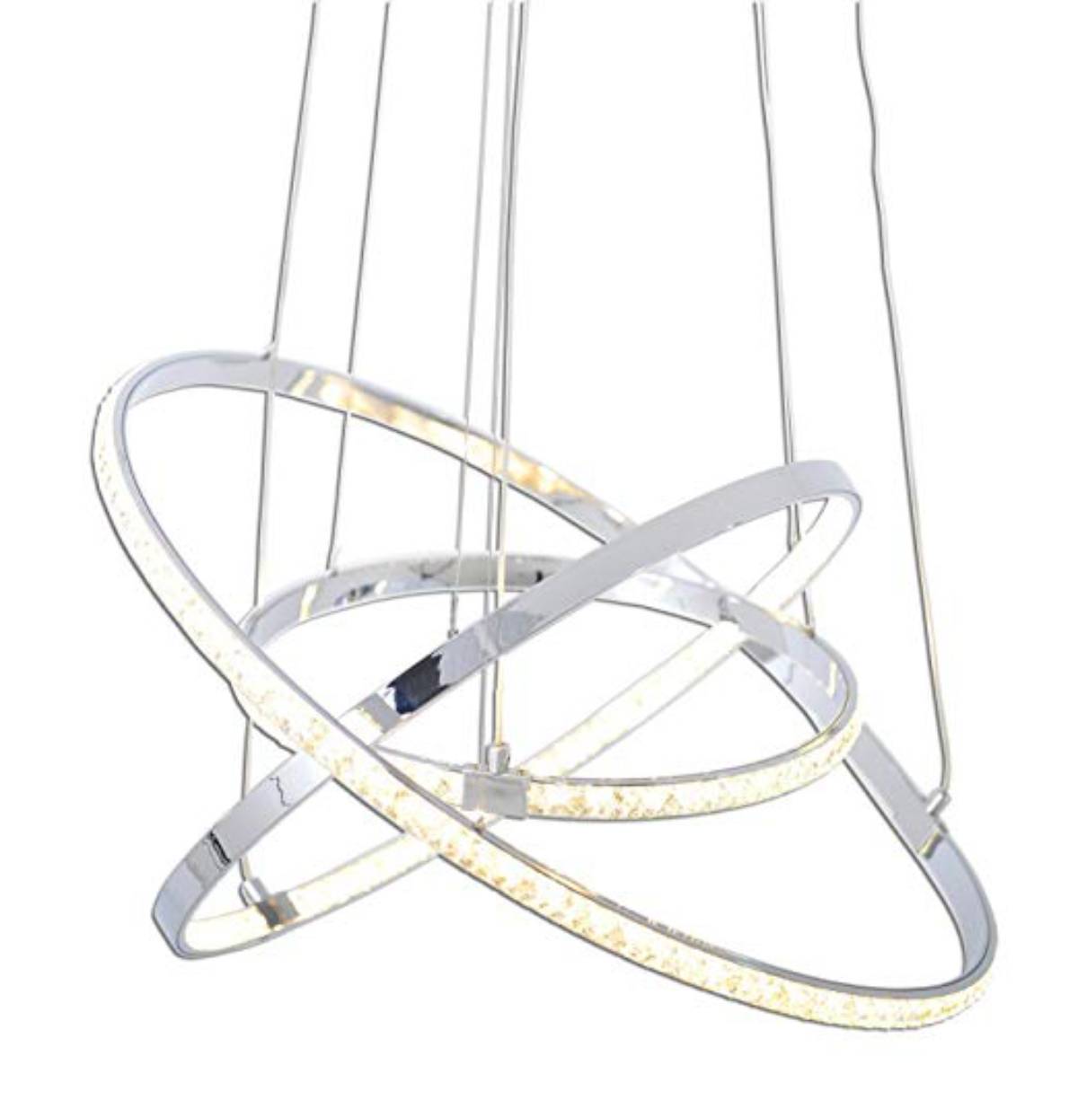 LED Hänge-/Pendelleuchte 45W/230V Dimmbar Fernbedienung Ø50cm 3600lm Höhe 120cm