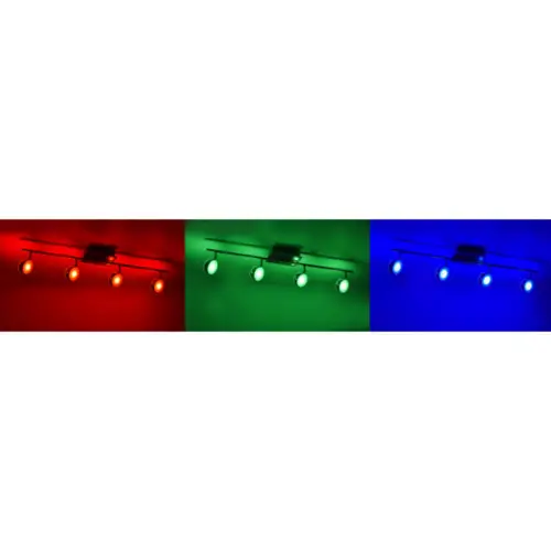 LED Deckenleuchte Silber Fernbedienung Farbwechsel Dimmbar RGB 27,3W 1520lm LED Deckenleuchte Silber Fernbedienung Farbwechsel Dimmbar RGB 27,3W 1520lm