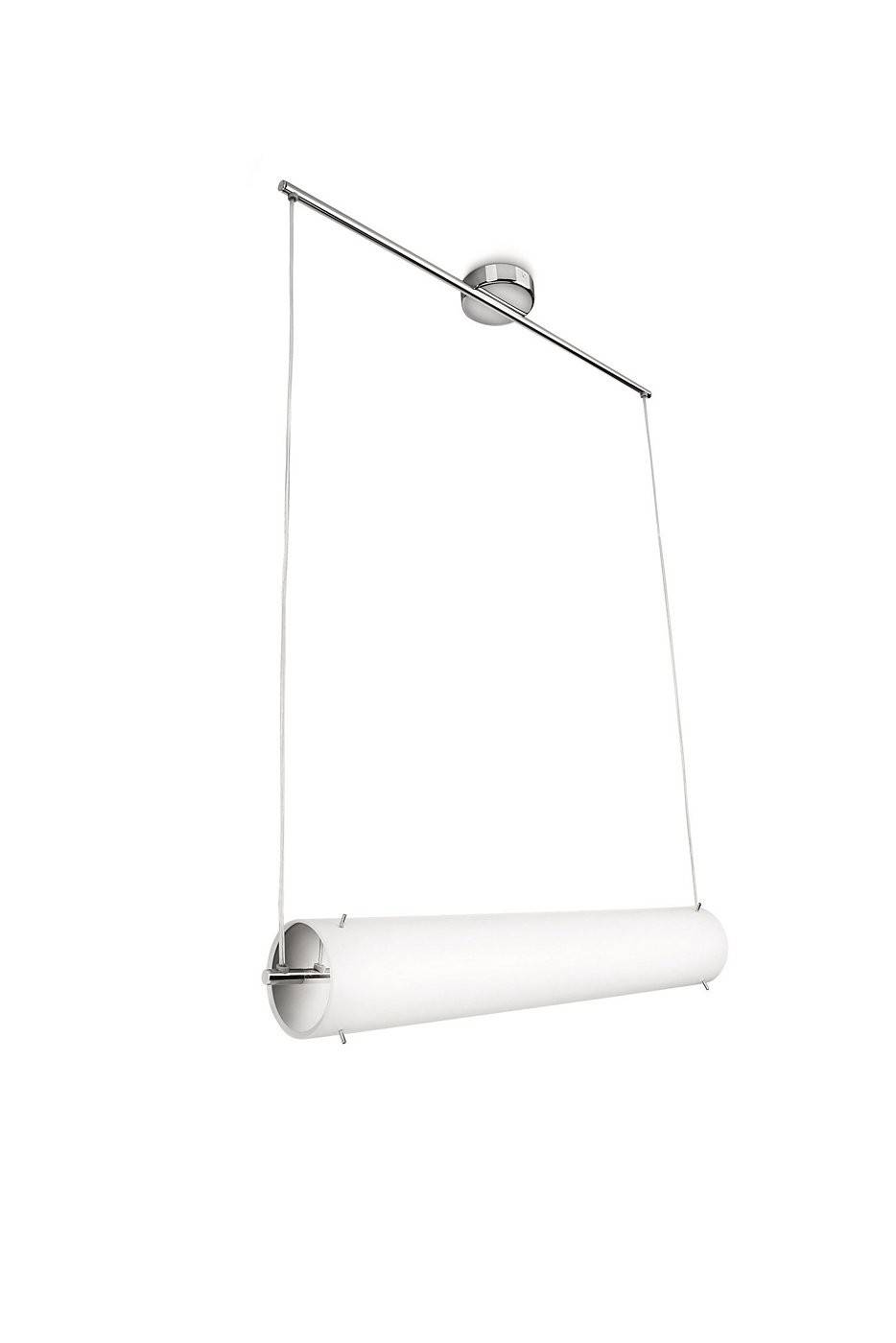 Philips Energiespar Pendelleuchte Chrom Glas 2xE27 max. 23W/230V 1500lm 2700K