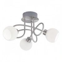 LED Deckenleuchte Stahl 3 Flammig Fernbedienung Farbwechsel Dimmbar 705lm LED Deckenleuchte Stahl 3 Flammig Fernbedienung Farbwechsel Dimmbar 705lm