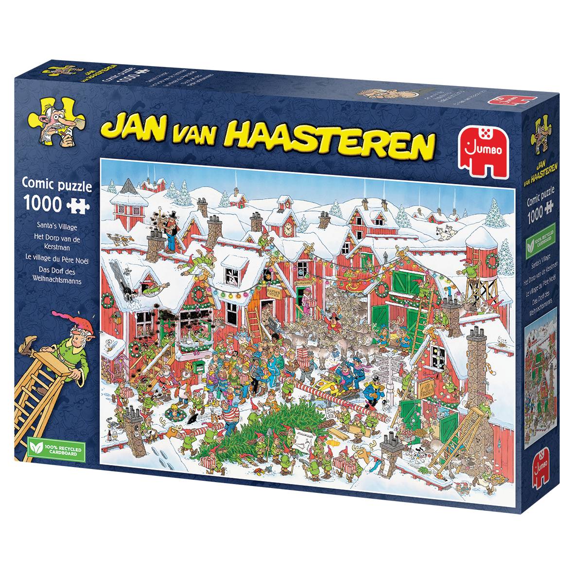 Jumbo 20075 Jan van Haasteren Das Dorf des Weihnachtsmanns 1000 Teile Puzzle
