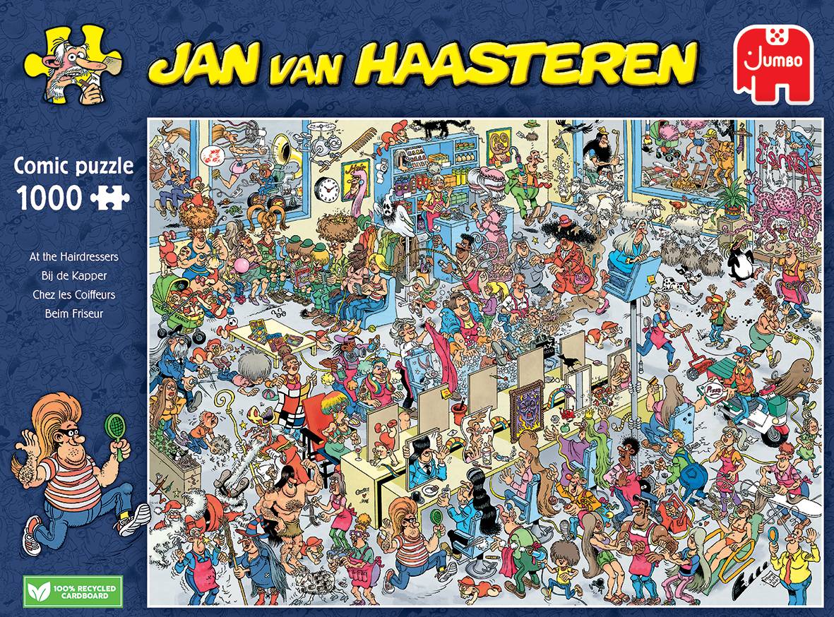 Jumbo 20070 Jan van Haasteren Beim Friseur, 1000 Teile Puzzle
