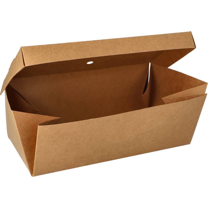 PAPSTAR Baguettebox "pure" faltbar, Maße: 130 x 250 x 100 mm