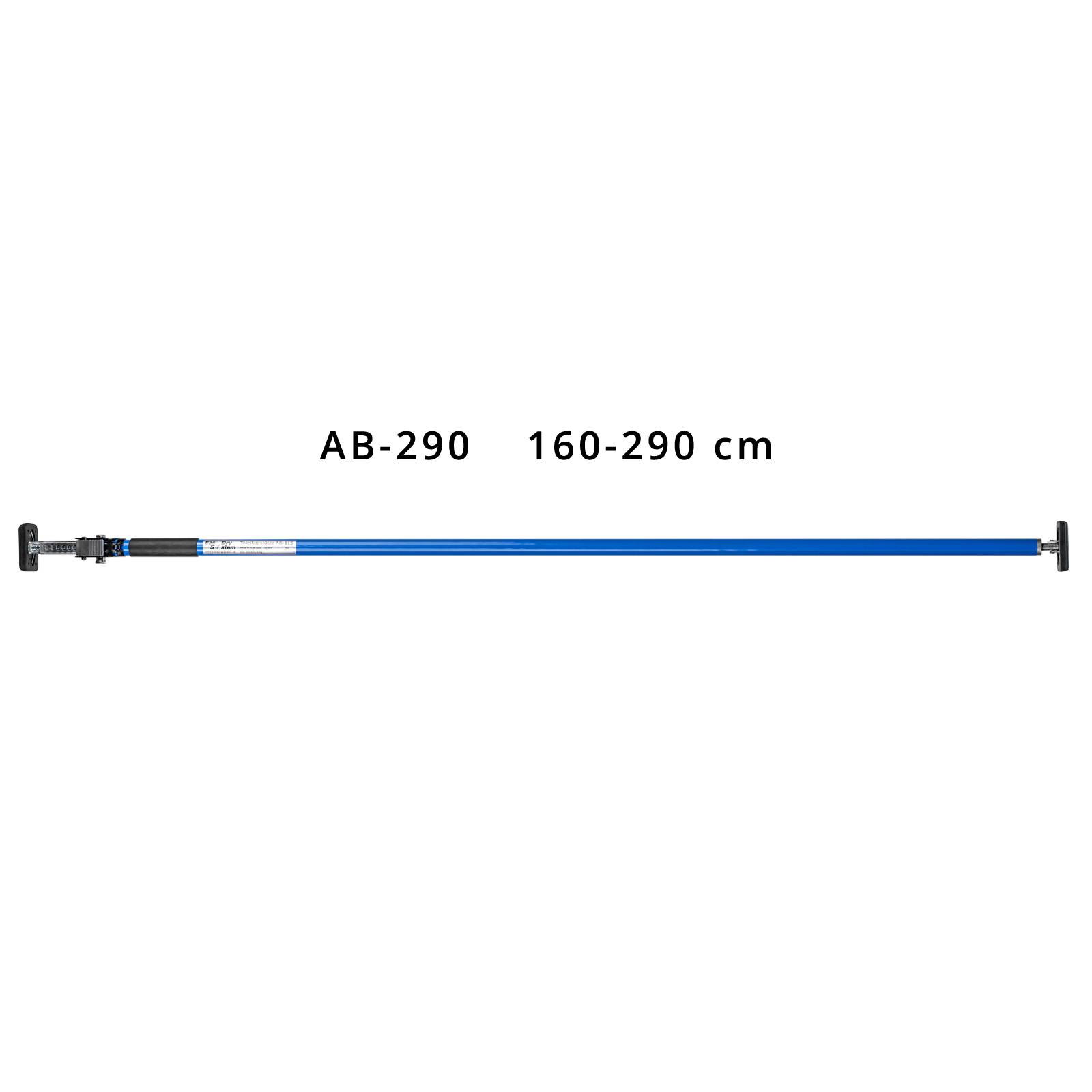 Set - Katzenschutznetz Dunkelgrün (drahtverstärkt) 3x3 m + 2 Teleskopstützen Blau 160-290 cm
