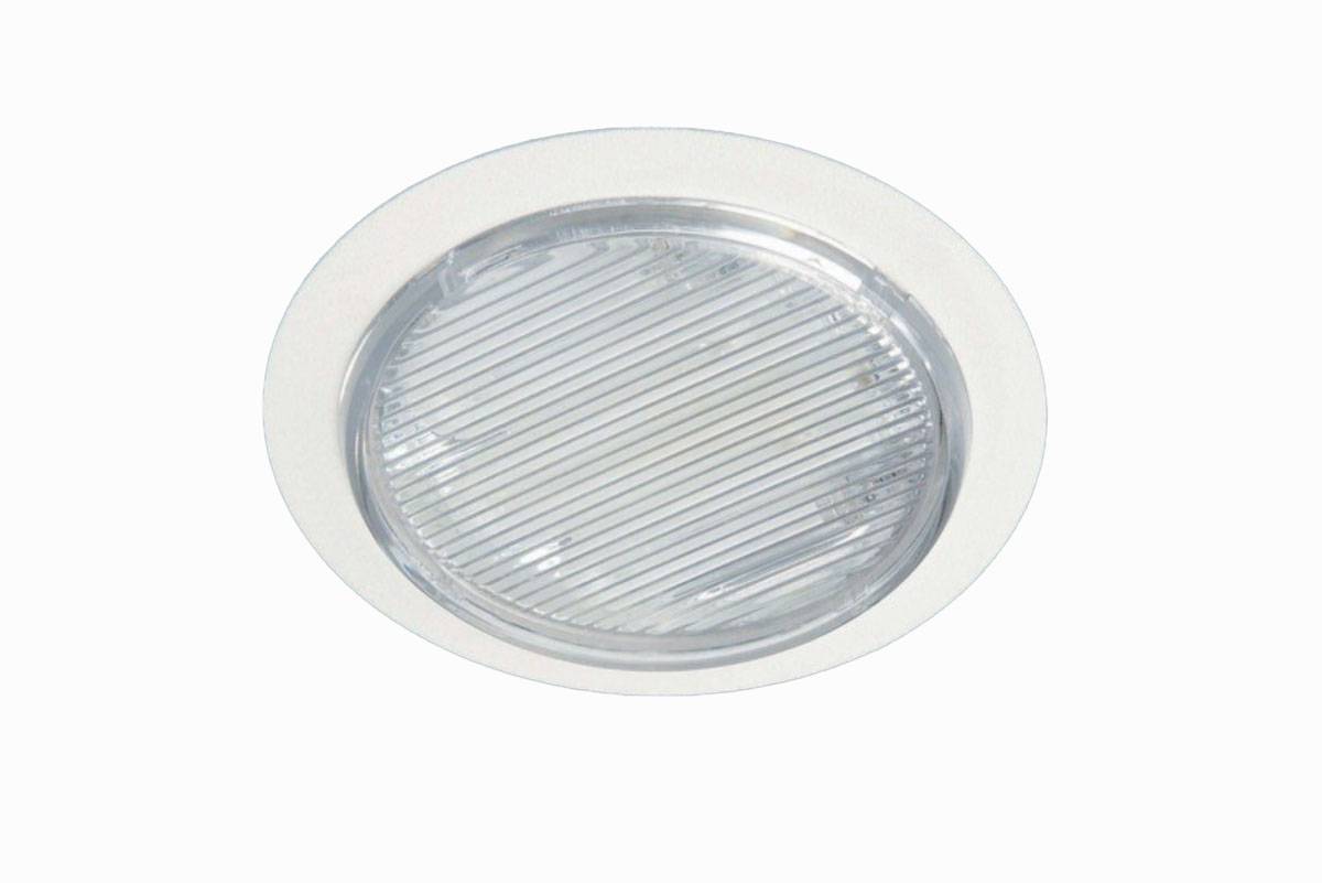 Energiespar Decken-Einbauspot Cannes 1x GX53 7W 8,5cm Warmweiß 250lm IP23