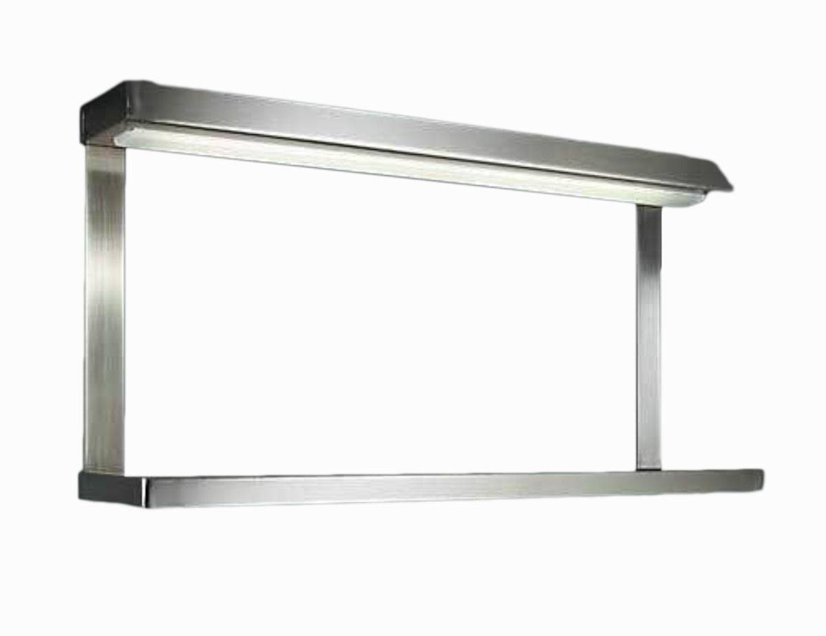 Küchenunterbauleuchte Juniper 1x G5 Stahl gebürstet 60cm Ablage Schalter