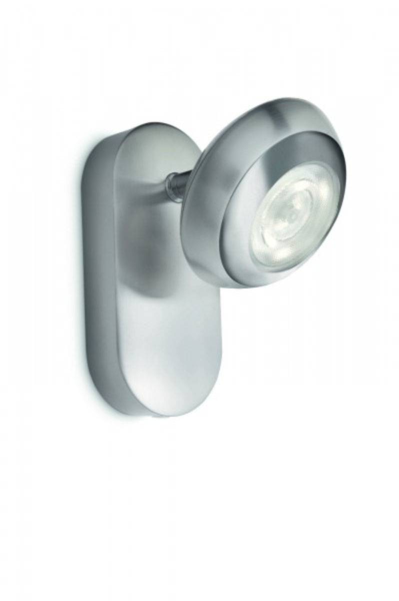 Philips PowerLED Spotstrahler schwenkbar Wandleuchte 1x 4W 230lm Stahl gebürstet