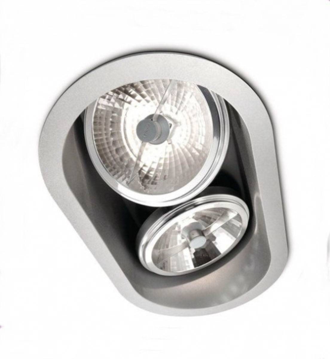 Philips Halogen SmartSpot Einbauspot 2x GX53 Halogen Dimmbar Drehbar Schwenkbar