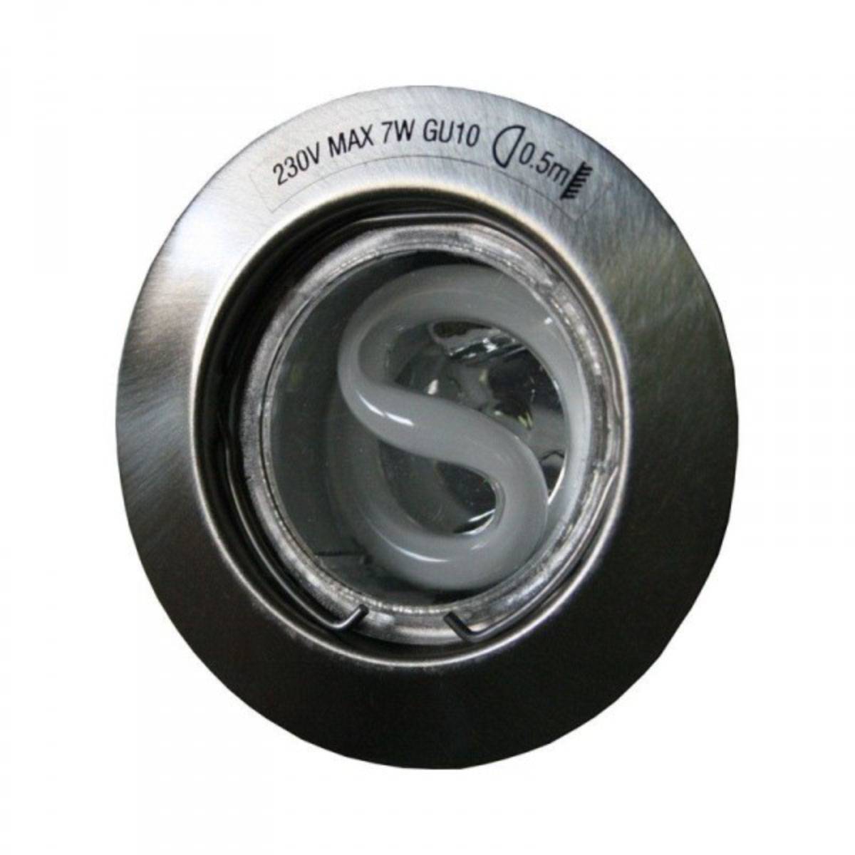 Massive Einbauspot Frea 1x GU10 bis 7W Energiesparend 80mm EEK B