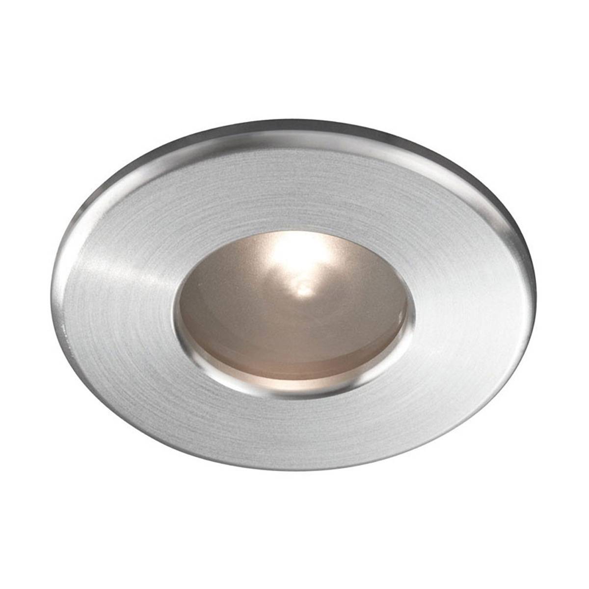 Einbaustrahler 3er Set Aqua Badezimmerleuchte Metall Silber IP65 Halogen